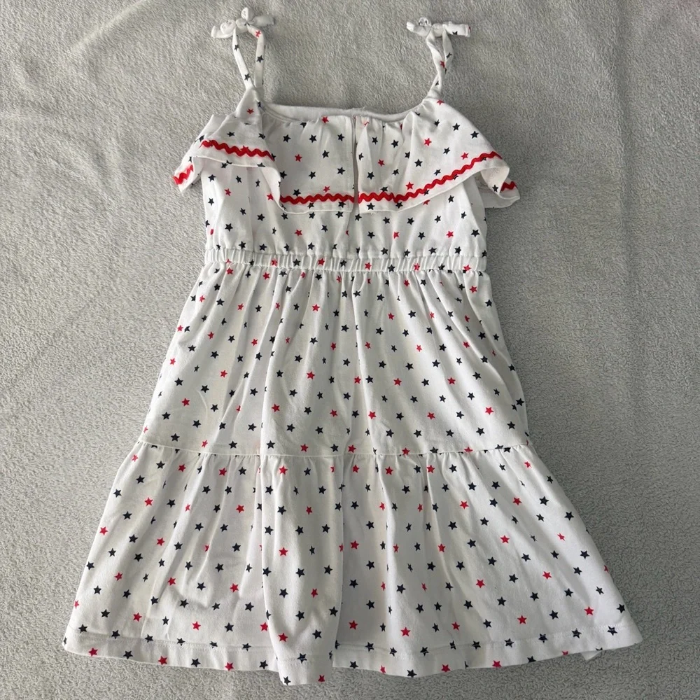 Janie and Jack | All Star Sundress Patriotic Star Print | Girls 5